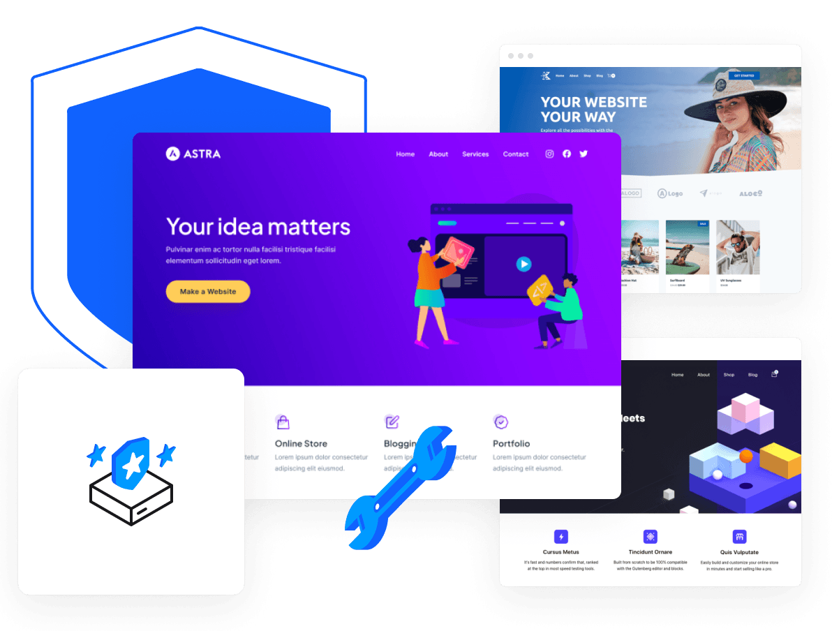 Provides comprehensive website security